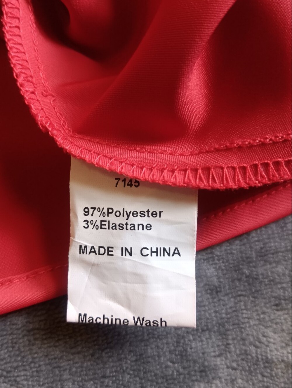BTFBM Silky Sexy Red Halter Maxi Dress Size Small, Eladtic Waist, Cold Shoulder - Picture 8 of 8